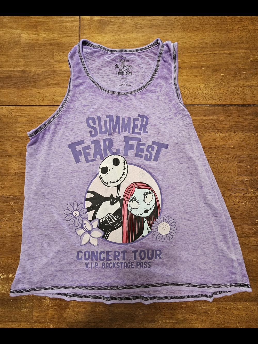 Disney Purple 'Summer Fear Fest' Tank Top
